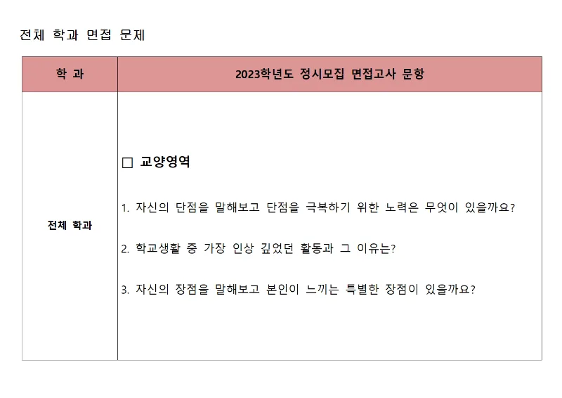 2023 정시 전체 대학 면접 문제001.png